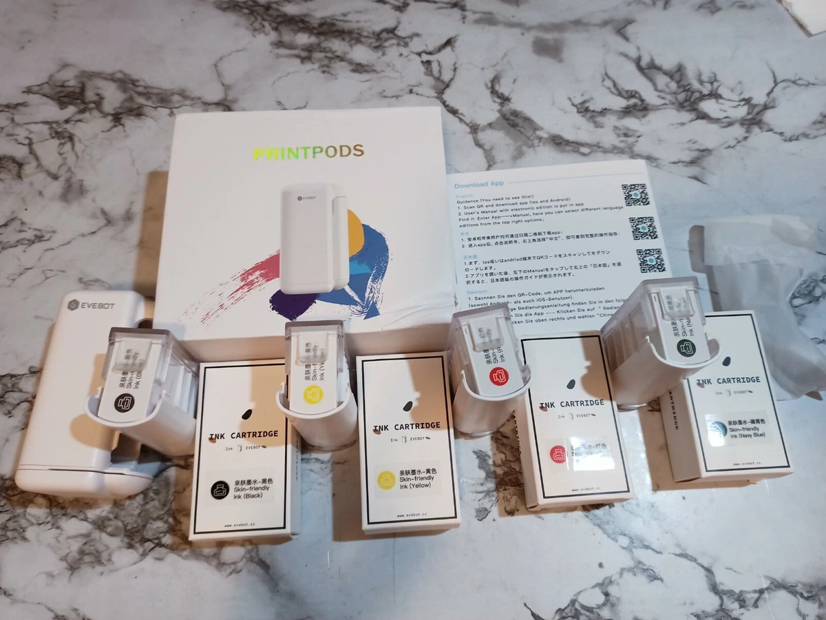 Evebot Printpods Advanced Portable Mini Handheld DIY Printer | eBay