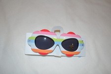 Gymboree PETITE FLEUR Floral Shaped Multi-color Striped Sunglasses NWT