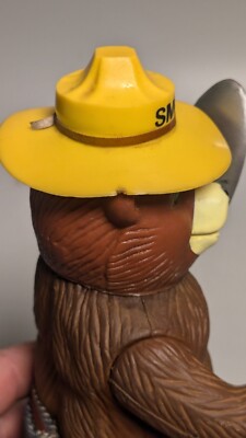 Smokey The Bear Dakin Plastic Figure Forest Fire Rescue NICE w