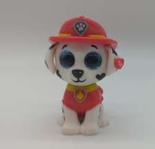Paw Patrol Ty Mini Boos PVC Marshall Figure Fire Fighter Pup Rescue Pups 2017