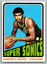 1972-73 TOPPS #98 GARFIELD HEARD SUPERSONICS ROOKIE