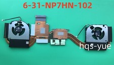 Original for CLEVO NP70HP NP7HN-102 FNTR FNTS CPU GPU COOLING FAN HEATSINK