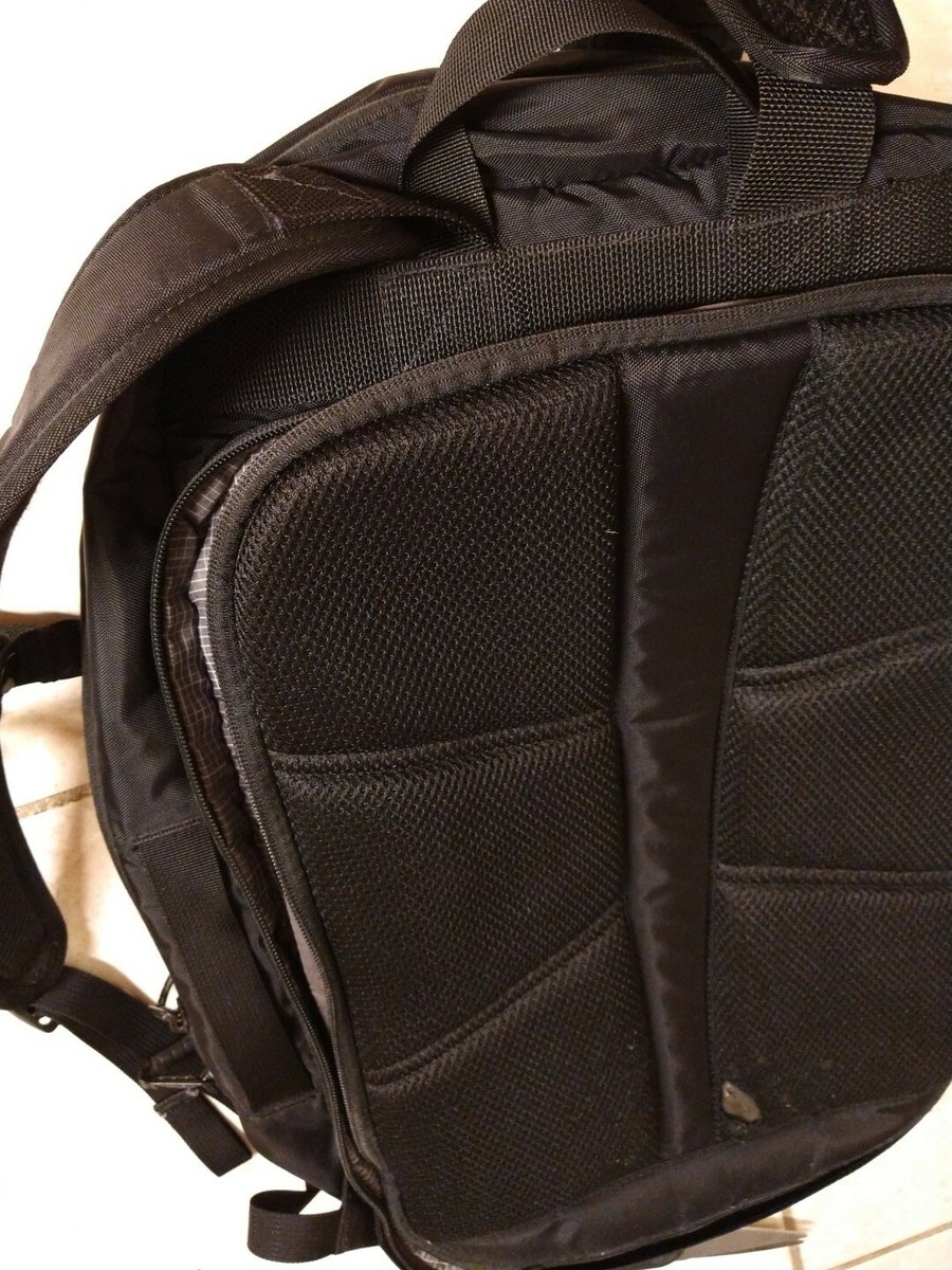 Timbuk2 San Francisco Black Padded Zippered Laptop Backpack 20