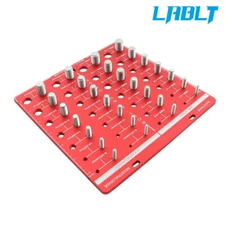 LABLT 28 Nut and Bolt Thread Checker,14 Metric & 14 Standard Sizes