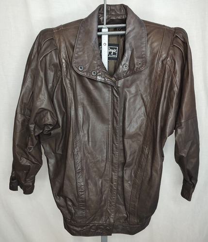 Vtg Gino Di Giorgio by Comint Womens Sz S Leather Bomber Jacket ...