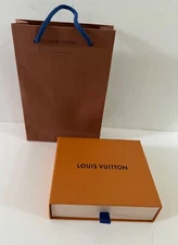 Louis Vuitton 5.75" x 5"x 1.75” Empty Box & Shopping Bag