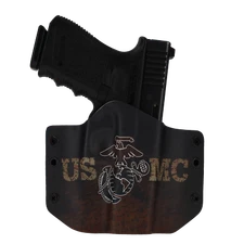 Beretta Handguns - OWB Holster - Optic Ready - USMC DARK