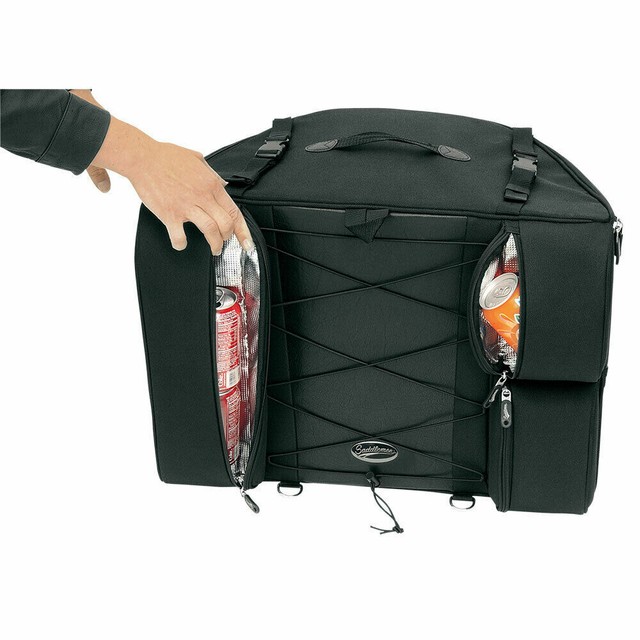 Saddlemen BR4100 Dresser Back Seat Bag Rigid Fits Harley Touring