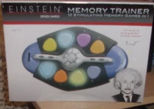 NEW EINSTEIN MEMORY TRAINER ELECTRONIC BRAIN GAMES NIB 12 GAMES IN 1