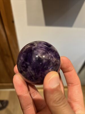 Natürliche Traum Amethyst Kugel Lila Quarz Kristall Kugel Reiki mit Ständer