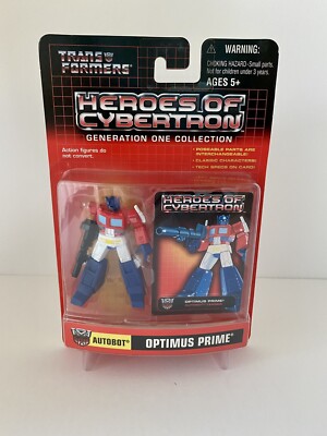 2001 Hasbro Transformers Heroes of Cybertron Optimus Prime G1 MOSC