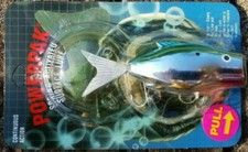Vintage        POWERPAK    SHAD        SPRING-ACTIVATED         CHROME / BLUE