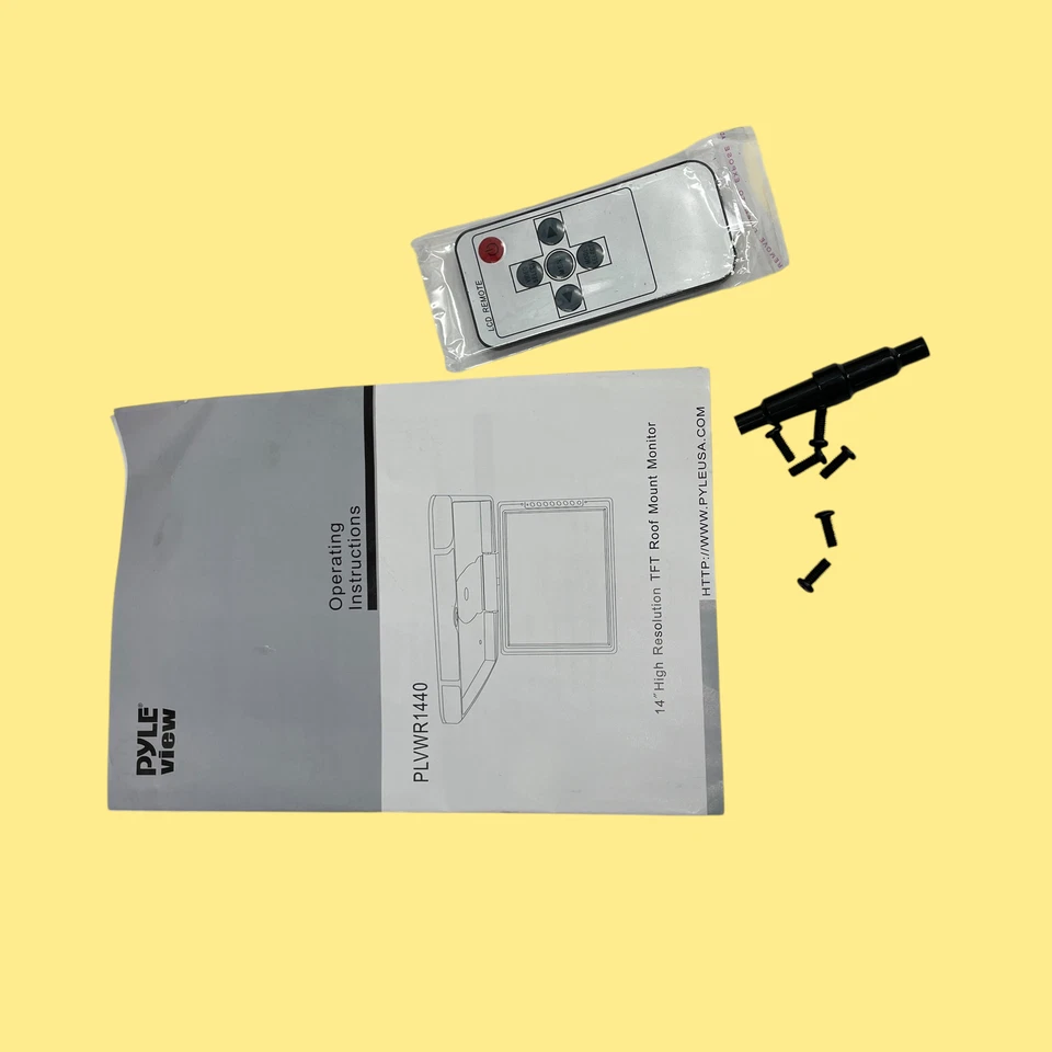 PYLE View TFT Roof Mount Monitor 14" Model PLVWR1440 Black #U3732 (AR) - Image 4 of 4