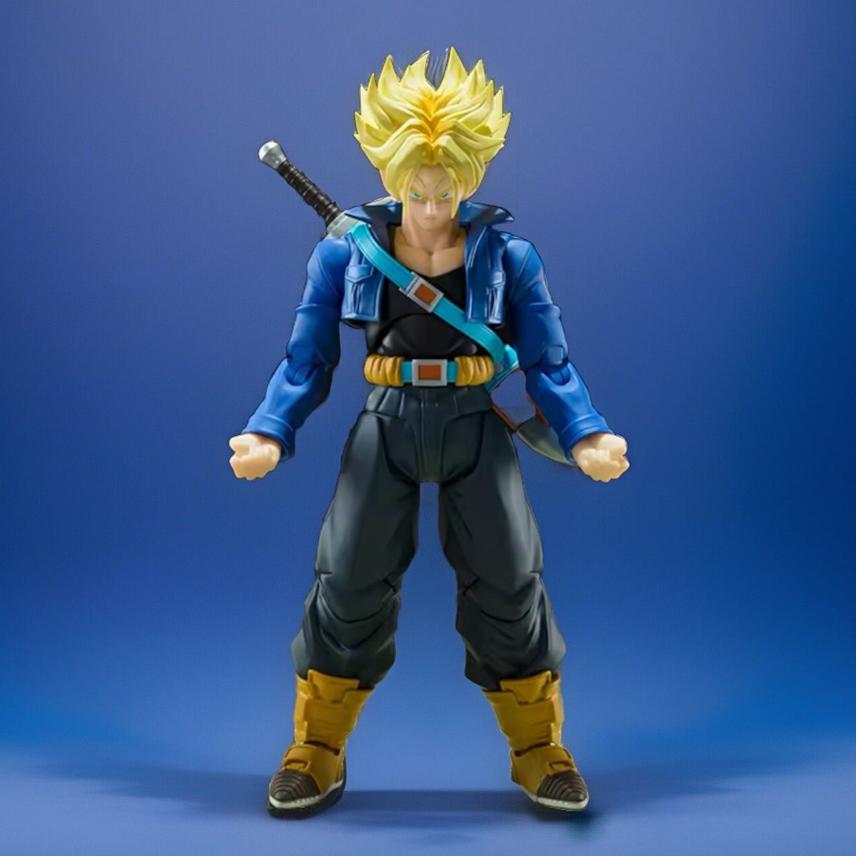 Bandai Dragon Ball Z Super Saiyan Trunks 5.5 in Action