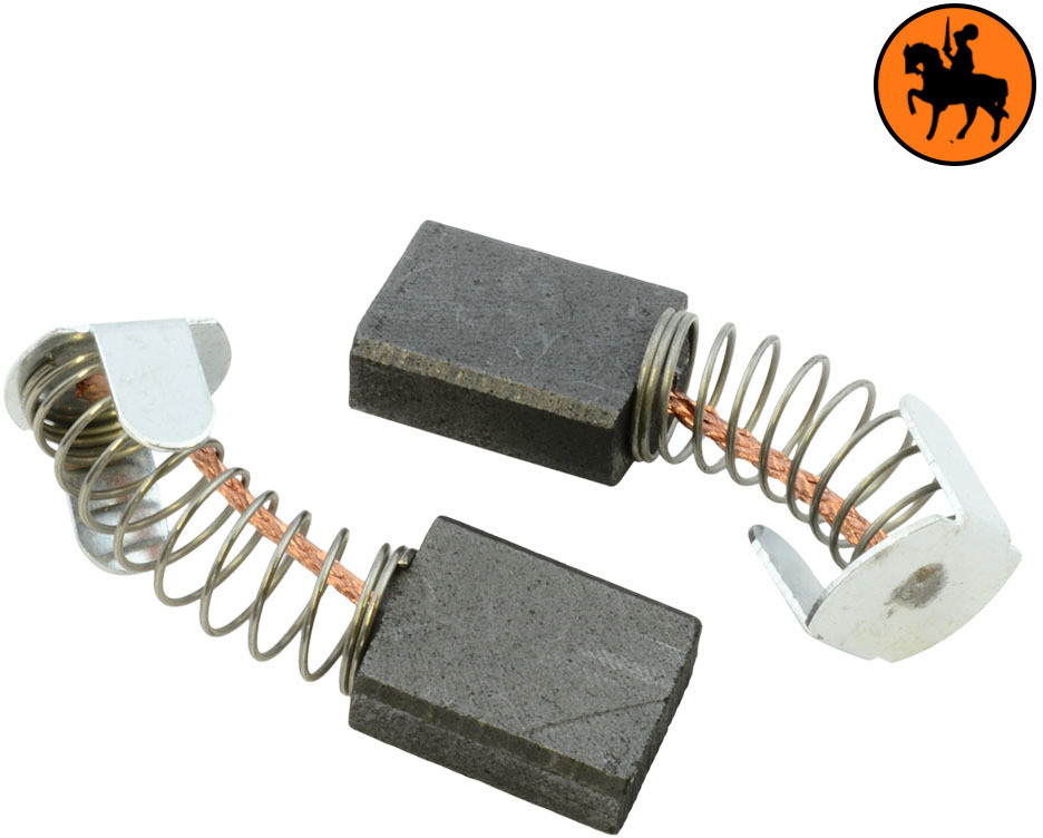 Buildalot Universal Carbon Brushes For Makita Power Tools - Set Of 2 With Auto Stop, Spring & Cable
