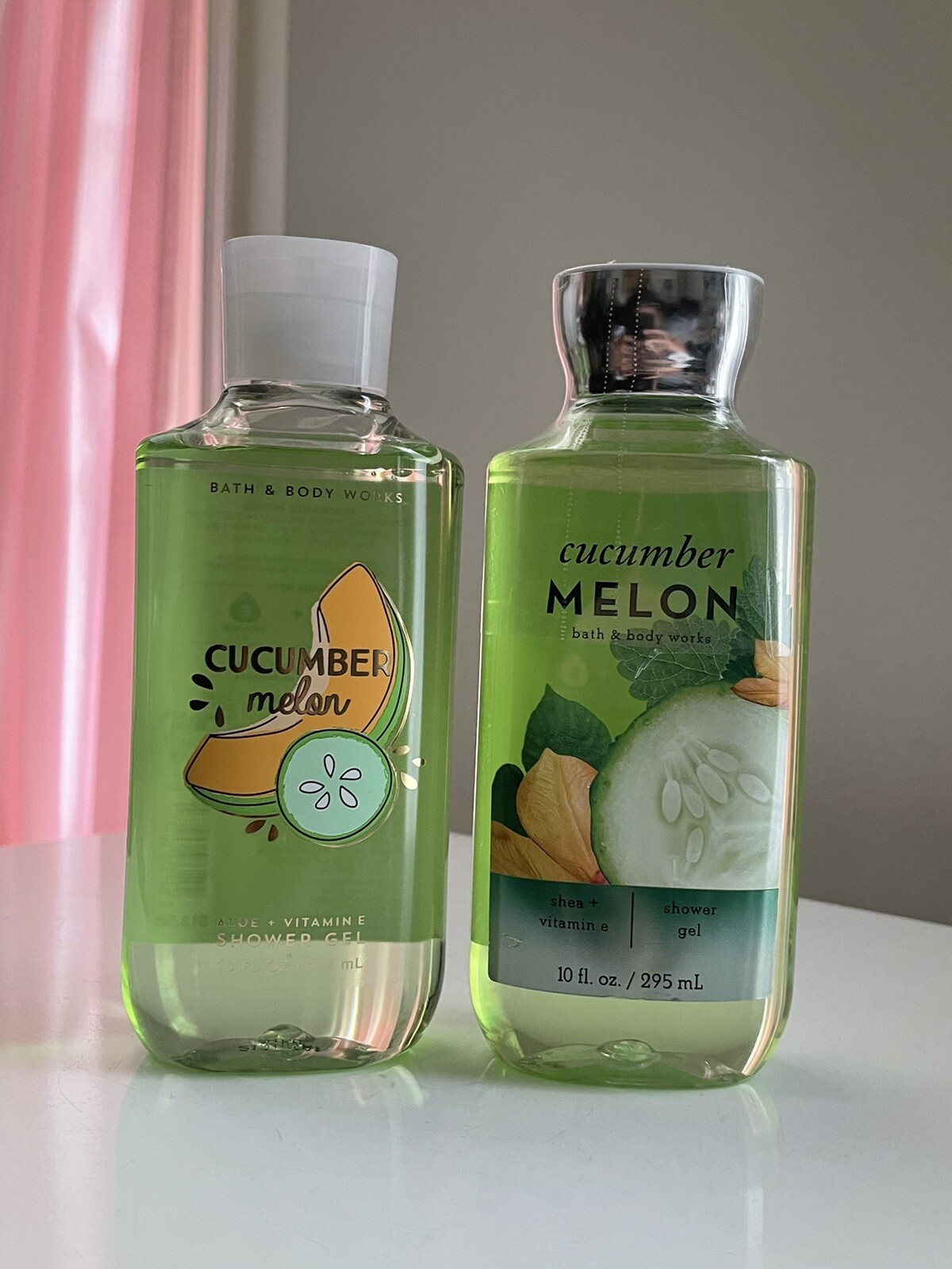 Bath & Body Works Cucumber Melon Shower Gel 10 oz 2-Pack