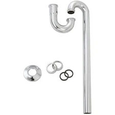 Master Plumber 453-050 MP Lavatory Floor S Trap, 1-1/4-Inch X 20-Inch