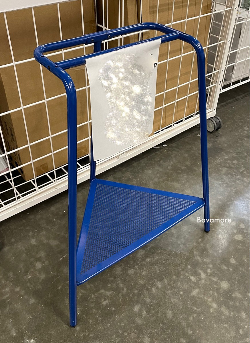 Ikea TILLSLAG Trestle, Blue metal 27½×22½×14⅛