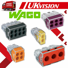 Wago 773-102 173 104 106 108 Electrical Push Connector Wire Cable Block Terminal