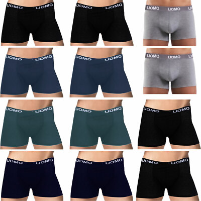 Lagerbestand 12 Paar Herren Boxershorts Pack Unterhose Baumwolle Stretch Lot TOOCOOL B002-12