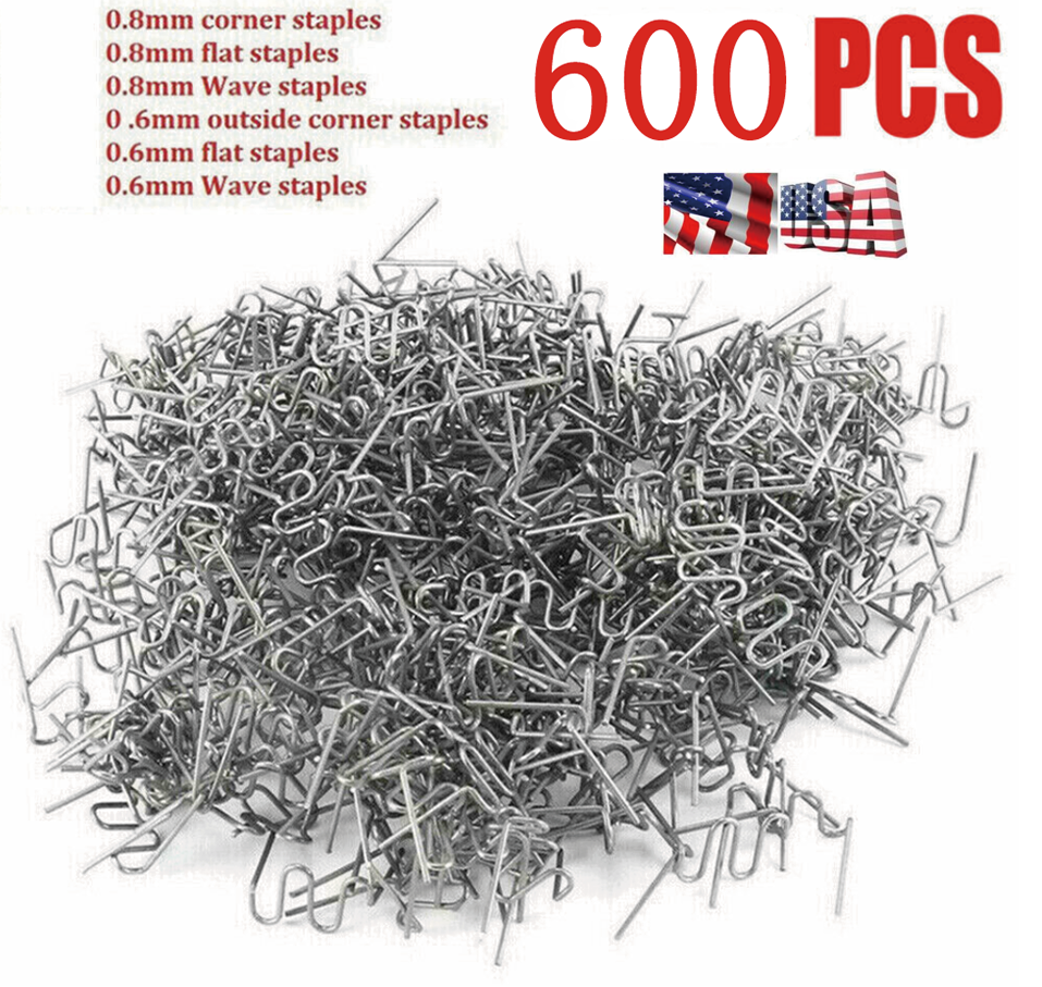 Repair Welding Hot Stapler Bumper Staples Plastic Welder Automotive Kit 600 Pcs-image