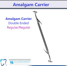 Dental Amalgam Carrier Double Ended - Large/ Jumbo, 1/Ea, Stainless Steel