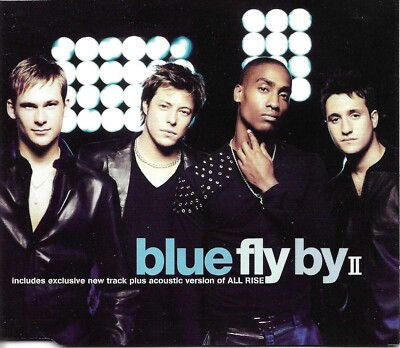 BLUE Fly By II w/ ACOUSTIC & UNRELEASED Europe CD single SEALED USA seller 2002