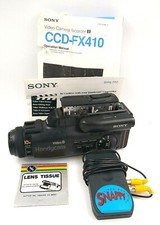 Sony CCD-FX410 Camcorder and Charger HandyCam Video 8 for parts or repair