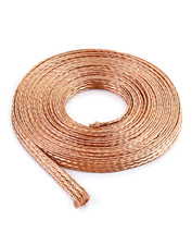 Flat Copper Braid Cable, 20Ft 6Mm Flat Copper Braided Ground Strap Wire, Flexibl