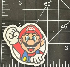 Mario Fist In Air Nintendo - Vinyl Decal Sticker Bomb Retro Super Mario Bros.
