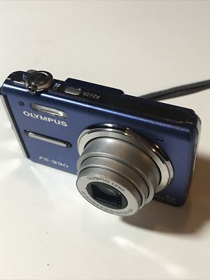Olympus FE FE-330 8.0MP Blue Digital Camera With Battery | eBay