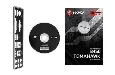 MSI B450 TOMAHAWK IO Shield Back Plate / Manual / Driver CD | eBay