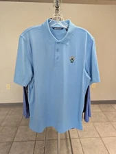 NWT MEN'S CUTTER & BUCK POLO, SIZE: S, COLOR: LIGHT BLUE (M6)