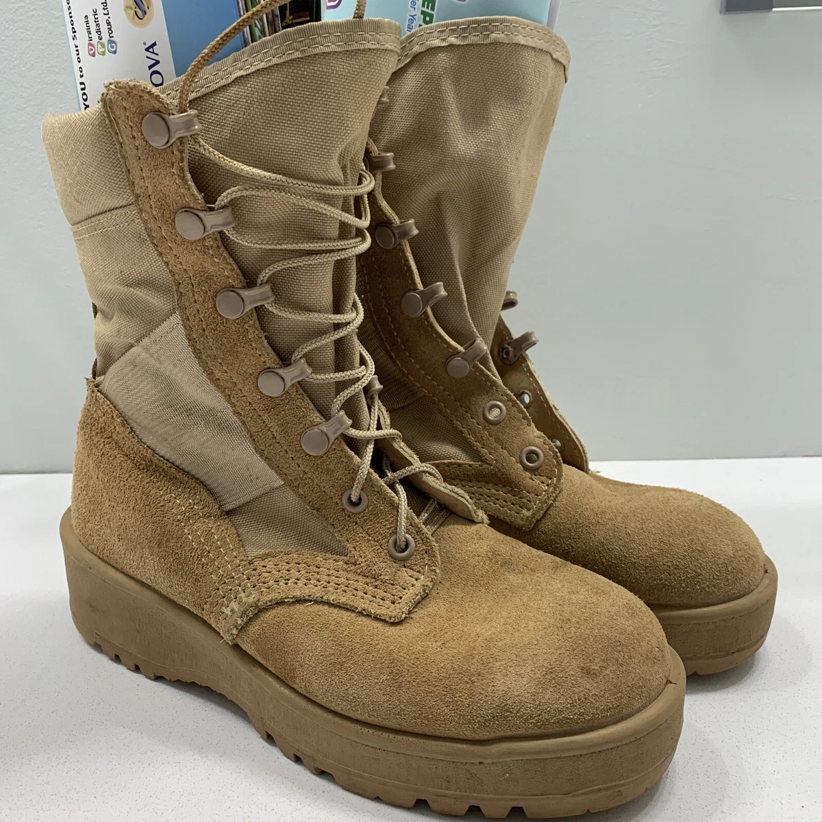 Expensive combat cheap boots