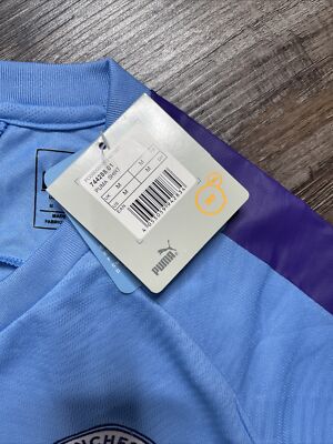 AUTHENTIC MANCHESTER CITY 2019-20 125 Yrs FOOTBALL SHIRT MEDIUM