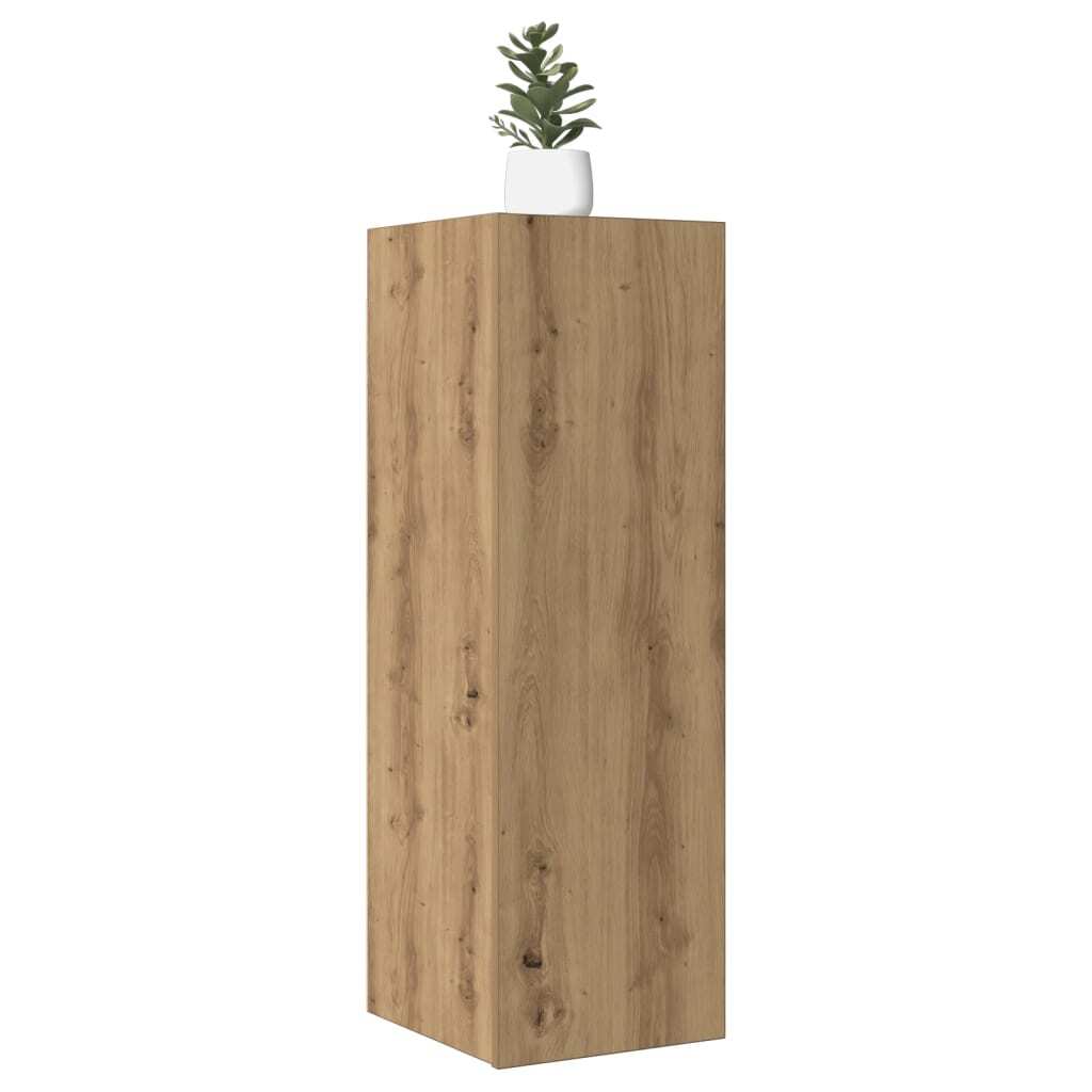 vidaXL TV Cabinet Artisan Oak 30.5x30x90 cm Engineered Wood