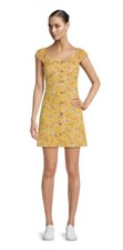 NWT JUNIOR'S NO BOUNDARIES GOLDEN POND FLORAL BUTTON FRONT SWING DRESS SIZE XL