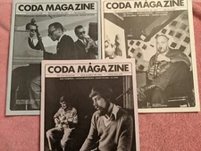 CODA MAGAZINE, 3 Issues, #188, #189, #190, 1983, The Jazz Magazine, Very Good +