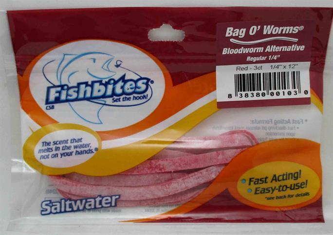Fishbites 0103 Bloodworm Alternative Fast Acting