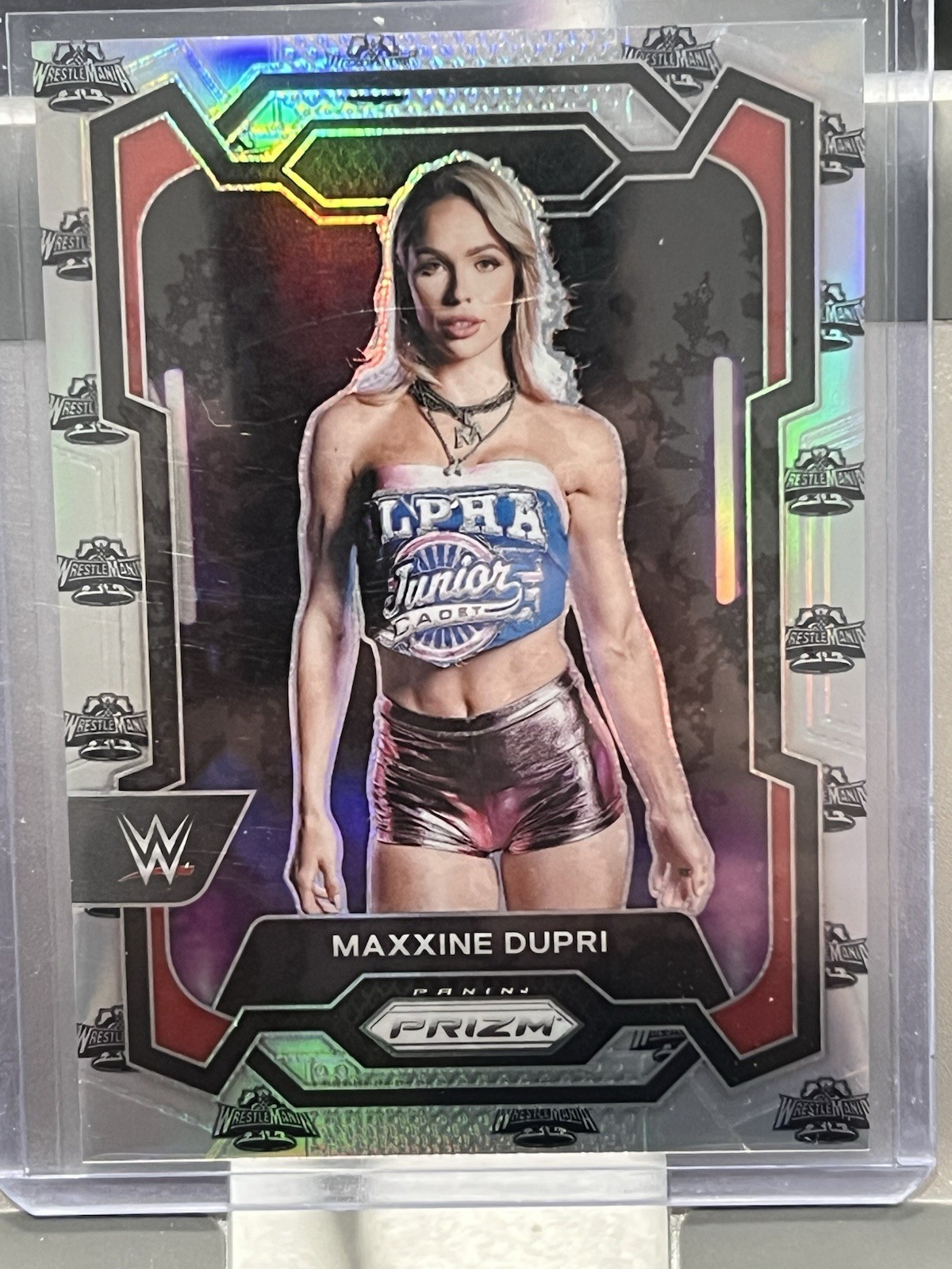 2024 WWE Panini Prizm #129 MAXXINE DUPRI Wrestlemania Prizm /40 🔥🔥🔥