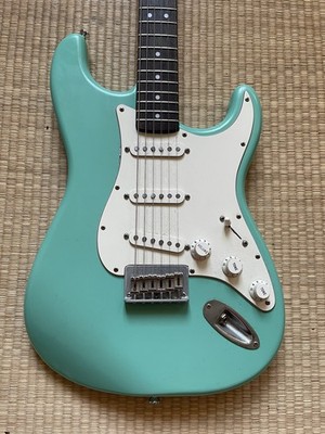 1999 Fender Hardtail Strat Custom Shop Japan Vintage Guitar Sea Foam Green Texas