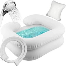 Inflatable Hair Washing Basin Portable Bedside Shampoo Basin for Injured Elderly