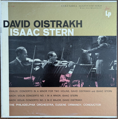 DAVID OISTRAKH/ISAAC STERN/VIVALDI: CONCERTO IN A MINOR FOR TWO VIOLINS/NM/6eye