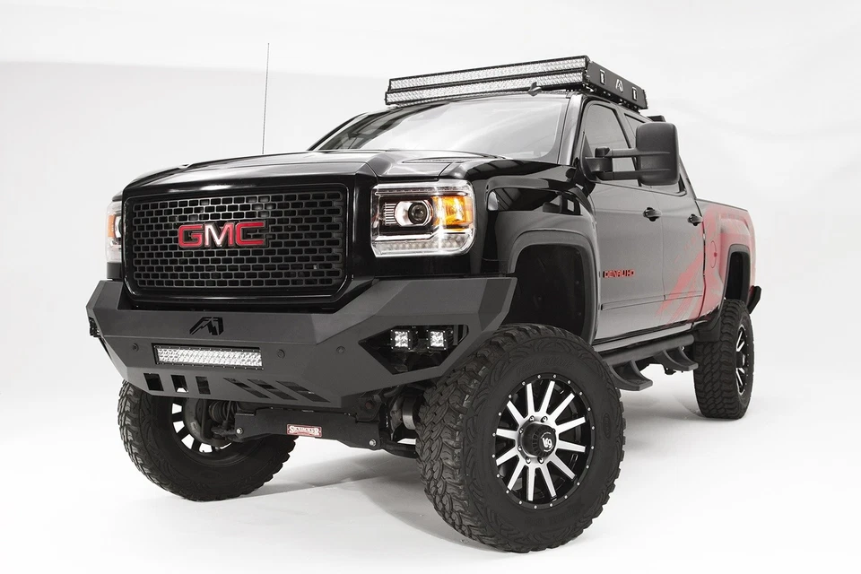 Fab Fours GM15-V3151-1 Vengeance Front Bumper Fits Sierra 2500 HD Sierra 3500 HD - Imagem 2 de 3