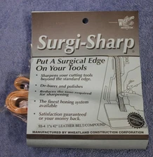 Surgi-Sharp SS-4 Leather Belt for 1" x 42" Belt Sanders Knife & Tool Sharpening