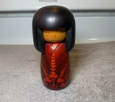 15cm Vintage Japanese Creative KOKESHI Doll   by FUJIKAWA SHOEI KOE086