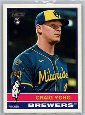 2025 Topps Heritage High Number - Bicentennial /200 Craig Yoho #573 (RC)
