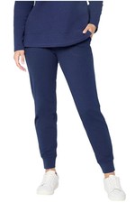 Denim  Co. EasyWear French Terry Ankle Jogger Navy