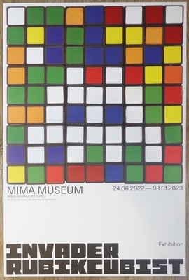 2022 Rubik Space Invader - MIMA Lithograph Print by Space Invader