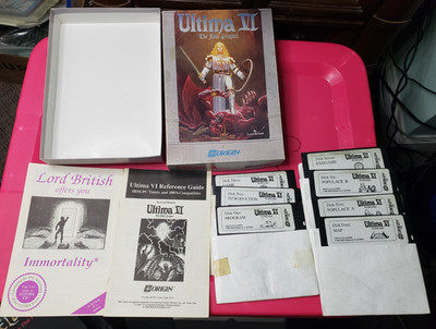Ultima VI: The False Prophet( PC/Tandy, 1990) by Origin - 5.25'' discs